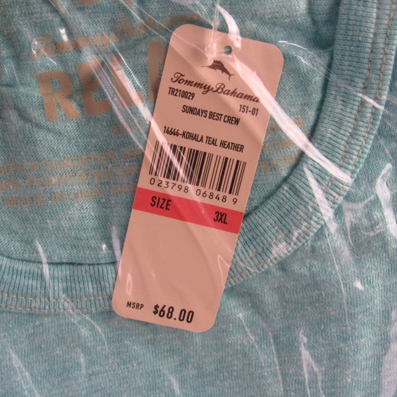 Tommy Bahama Relax Mens Sundays Best Crew T-Shirt - Picture 8 of 8